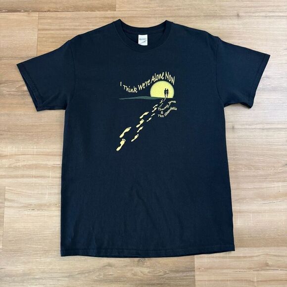 Tommy James And The Shondells I Think Were Alone Now Black Shirt Size Medium - Picture 1 of 4